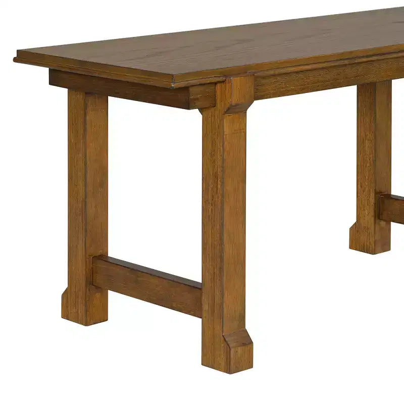 ModernLuxe 6pcs Dining Table Set Dining Set for 6, Family Kitchen Table Set with Ergonomic Padded Dining Chairs & Bench