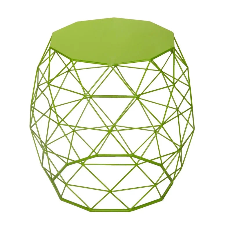 Table d'appoint géométrique en fer
