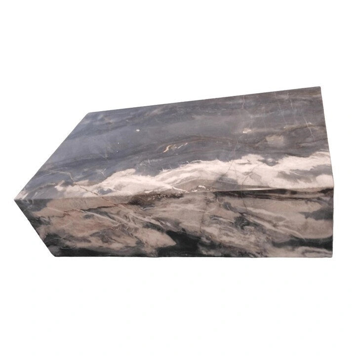 Table basse en bloc de marbre noir Phantom